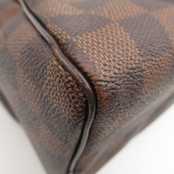 LOUIS VUITTON Speedy 25 Hand bag N41365 Damier canvas leather Ebene GHW - Picture 11 of 13